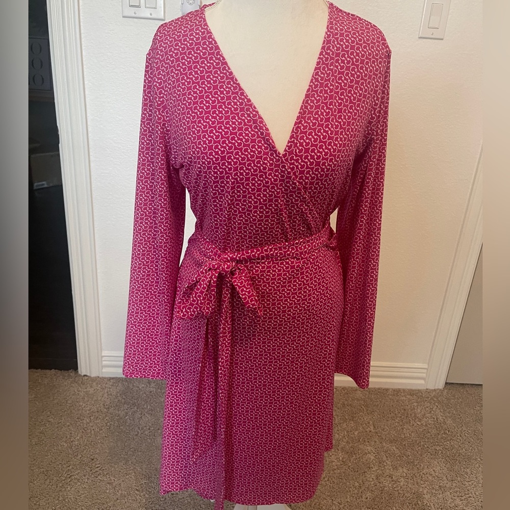 Pink Wrap Dress
